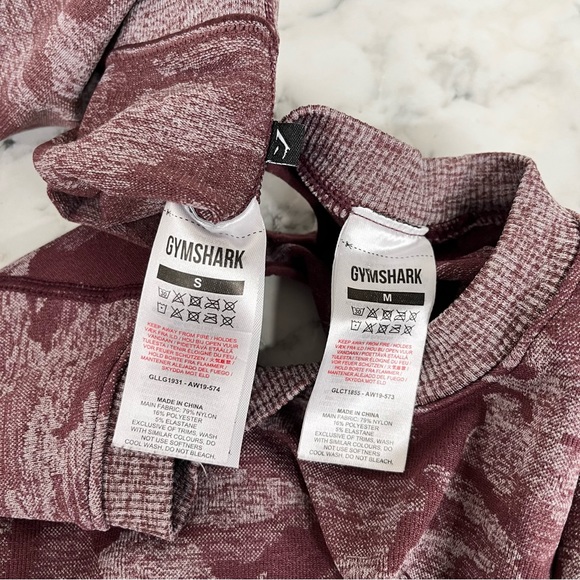 Gymshark Camo Seamless Two Piece Set in “Berry” - Picture 16 of 16